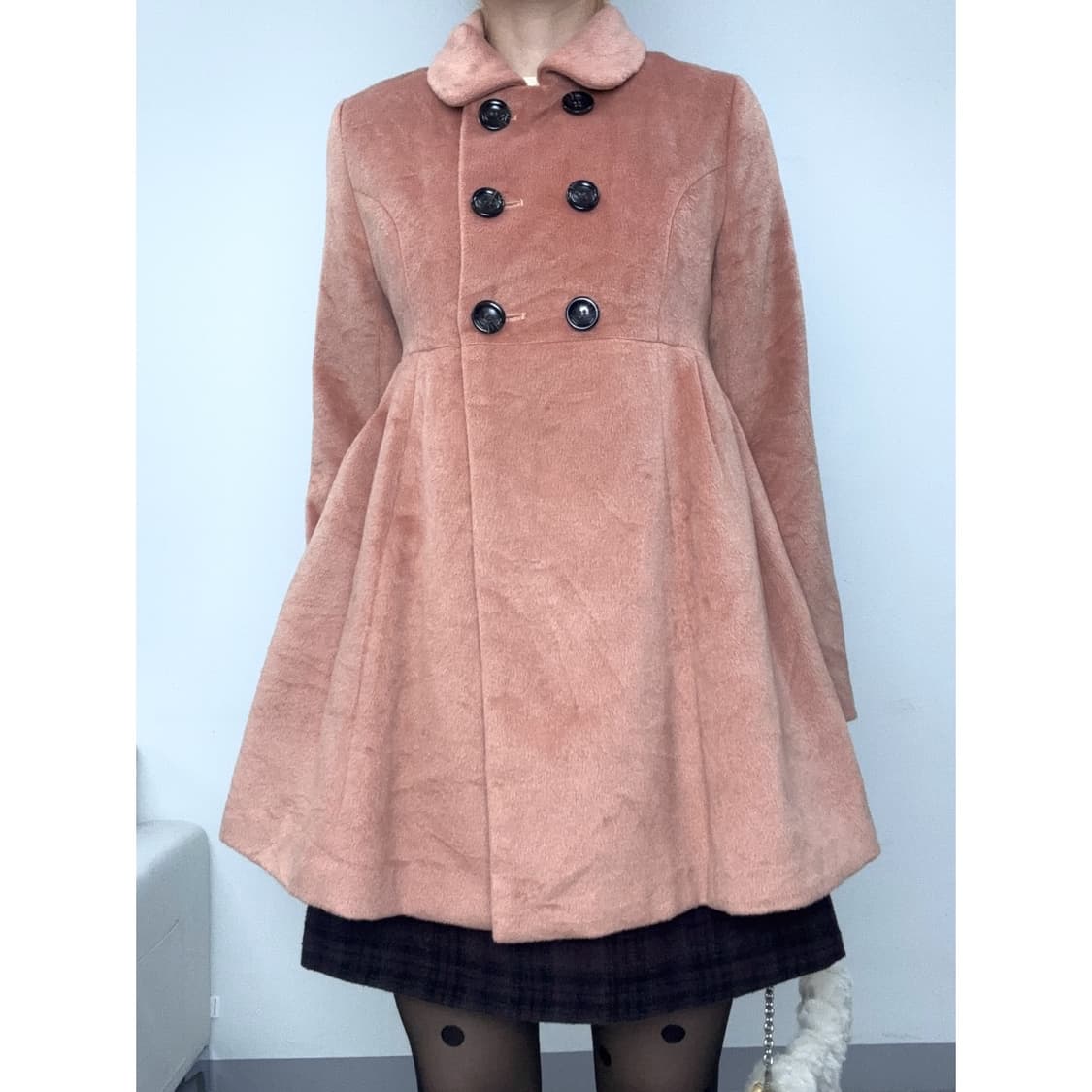 빈티지 라떼갸루 코트 원피스 상품이미지2