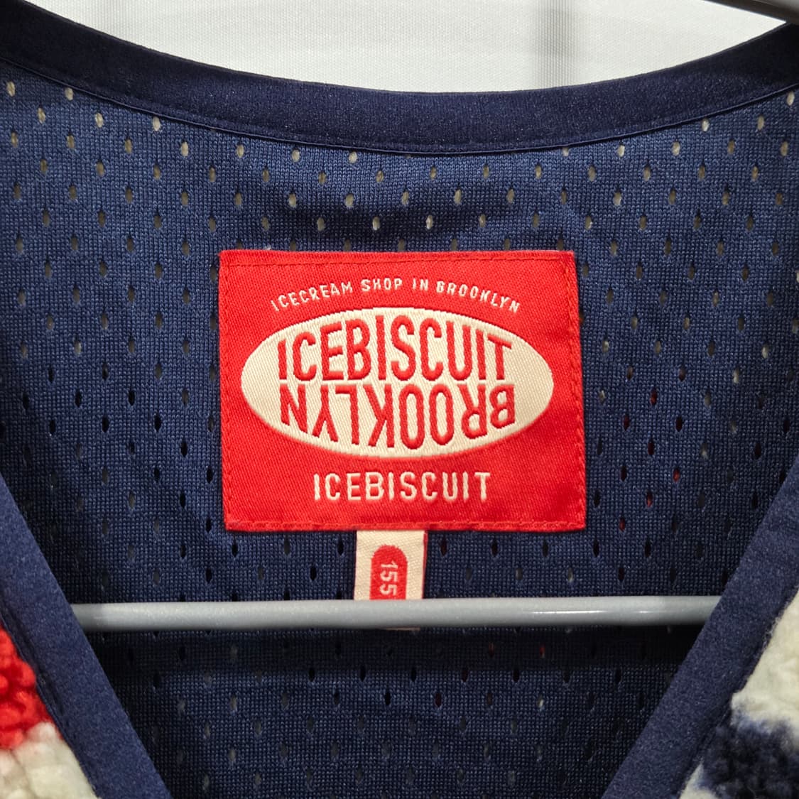 아이스비스킷 양털 플리스 집업 베스트 155 상품이미지3