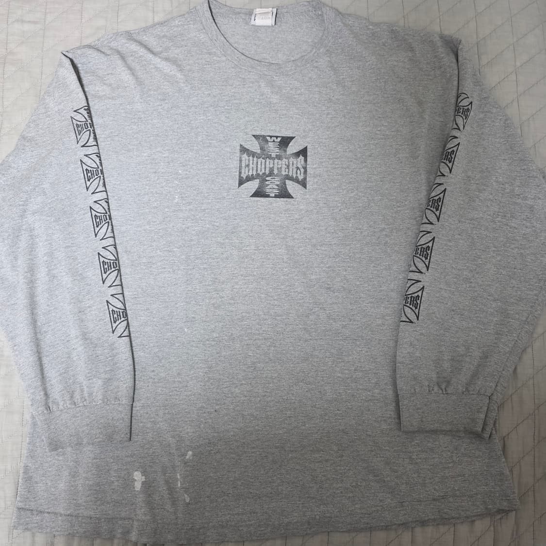 [2XL] 빈티지 WCC 웨스트 코스트 차퍼스 롱슬리브 그레이 상품이미지6