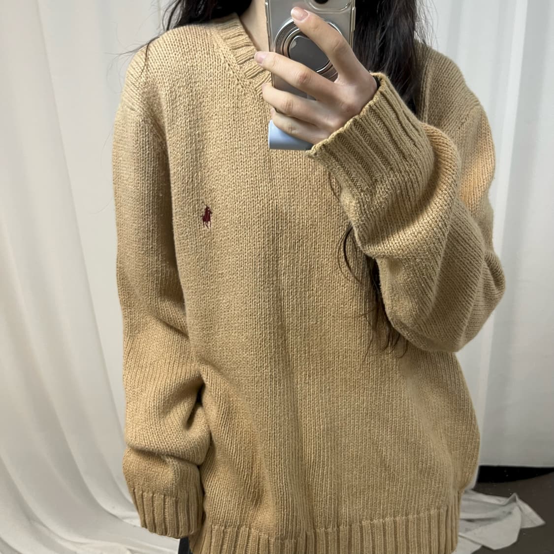 Polo Beige Knit 상품이미지3