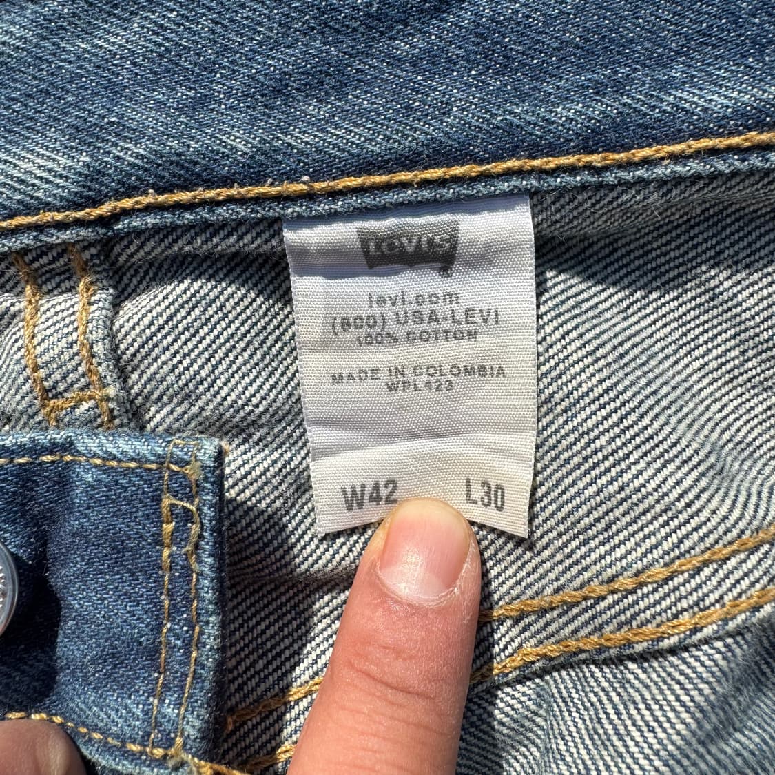 [42] 리바이스 501 데님 팬츠  상품이미지8
