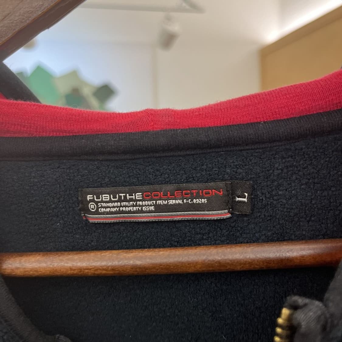 푸부 FUBU 스트릿 레트로 펑크 빅로고 기모 후드집업 L C10218 상품이미지5