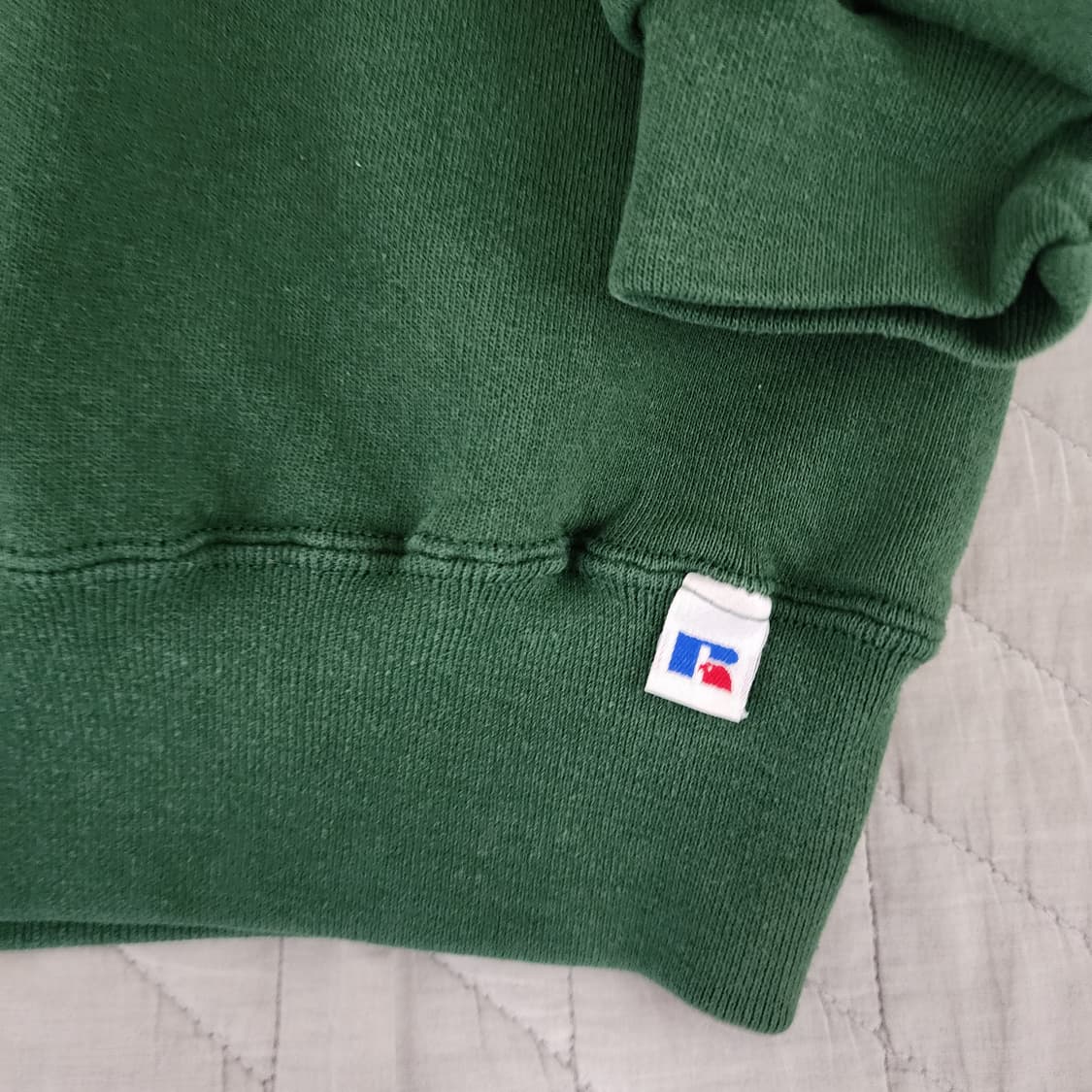[XL] 90s 빈티지 러셀 애슬레틱 포레스트 그린 맨투맷 스웻 상품이미지4