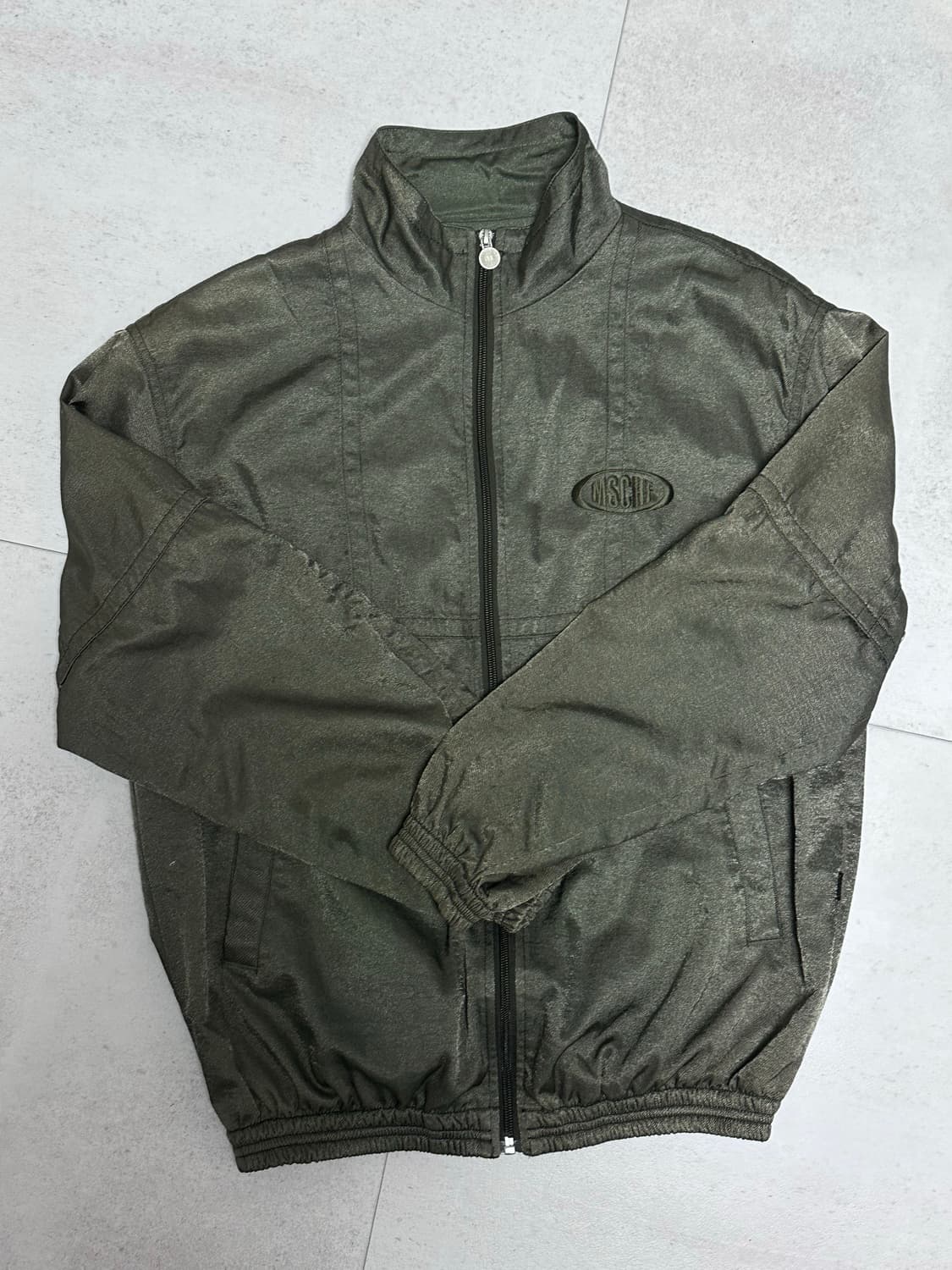 미스치프 실키 카키 자켓 상품이미지2