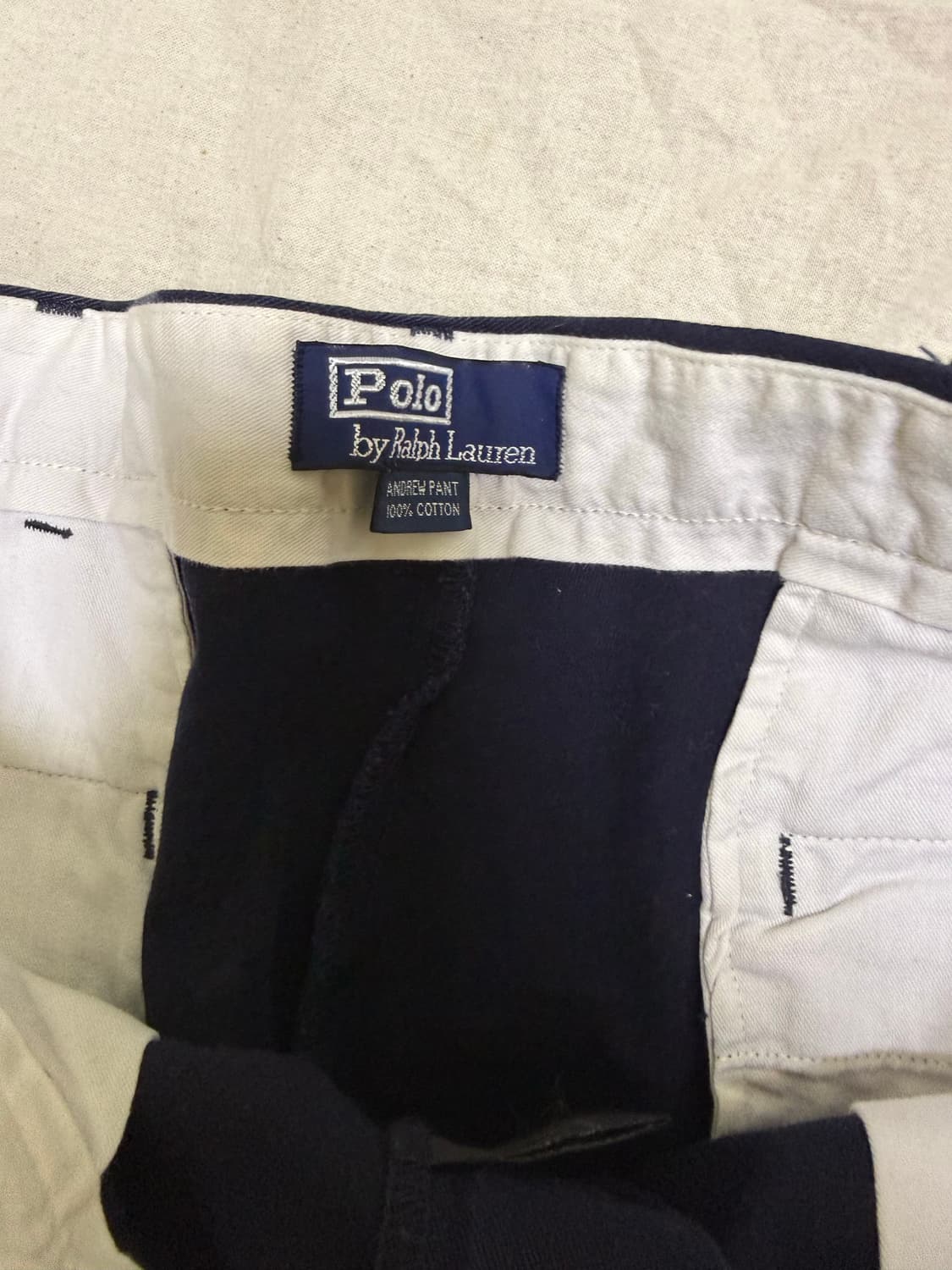 폴로 랄프로렌 네이비 면바지  상품이미지3