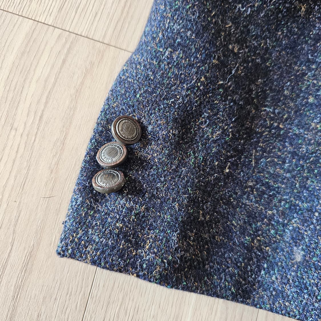 100 L. Ungaro 웅가로 파리 울 모헤어 자켓 정장 마이 블레이저 상품이미지4