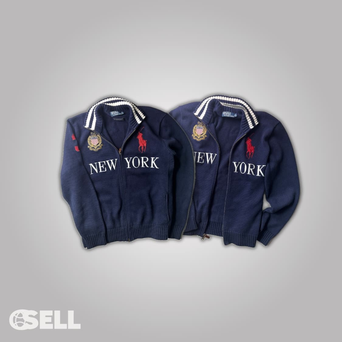 폴로 빅포니 뉴욕 치프키프 니트집업 상품이미지3