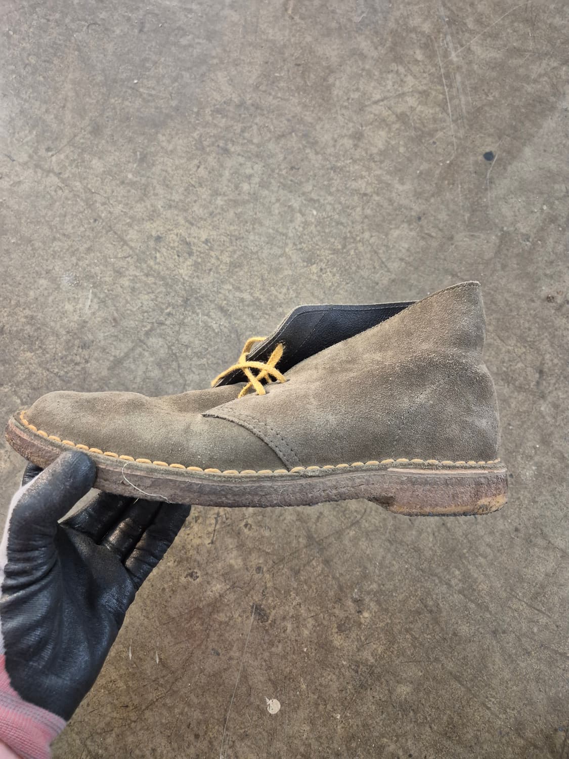 클락스 오리지널스 데저트 부츠 그레이 255 상품이미지3