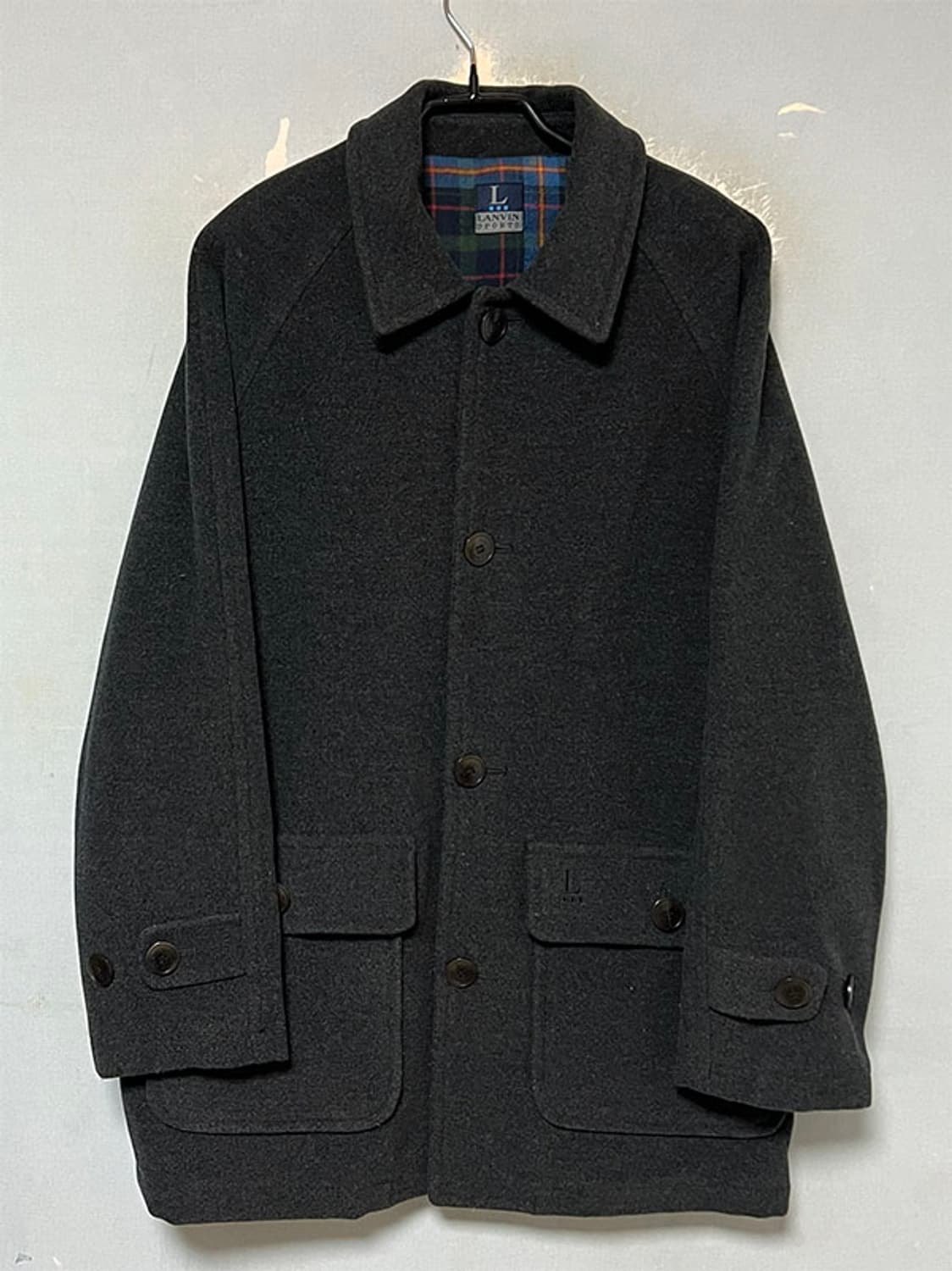 랑방 남자 모직자켓 하프코트 기본 L 100 상품이미지1