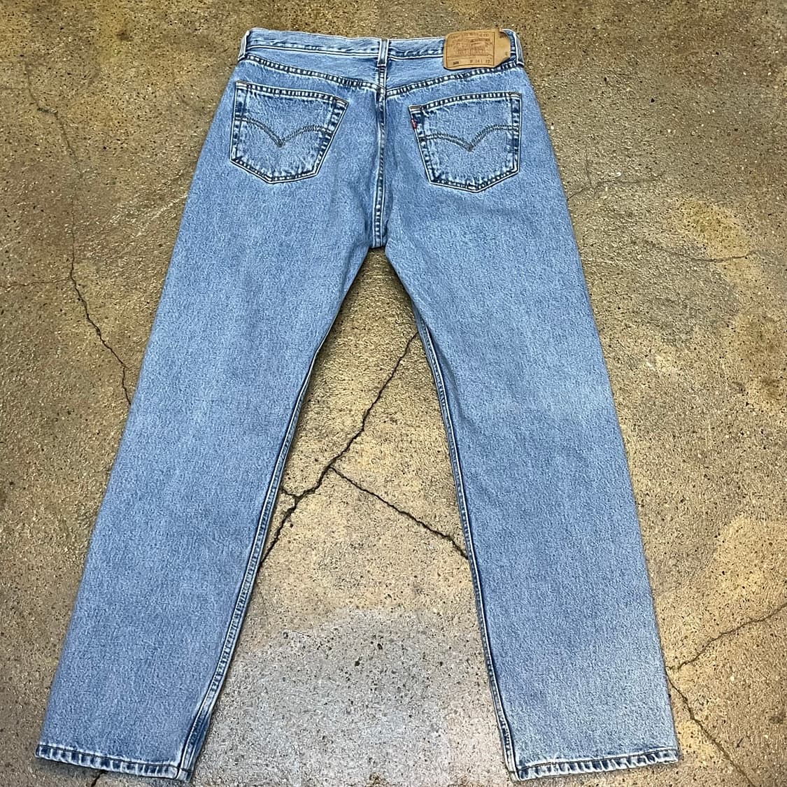 미국 빈티지 리바이스 청바지 연청 데님 팬츠 상품이미지3