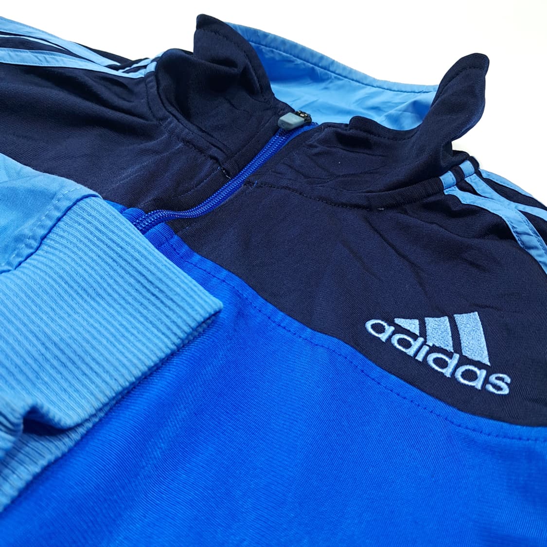 CK014 L 아디다스 투톤 블루 집업 자켓 상품이미지4