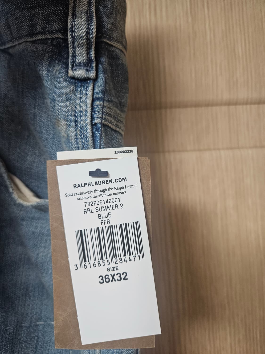rrl 리페어 얼스턴 카펜터 진 36X32 상품이미지3