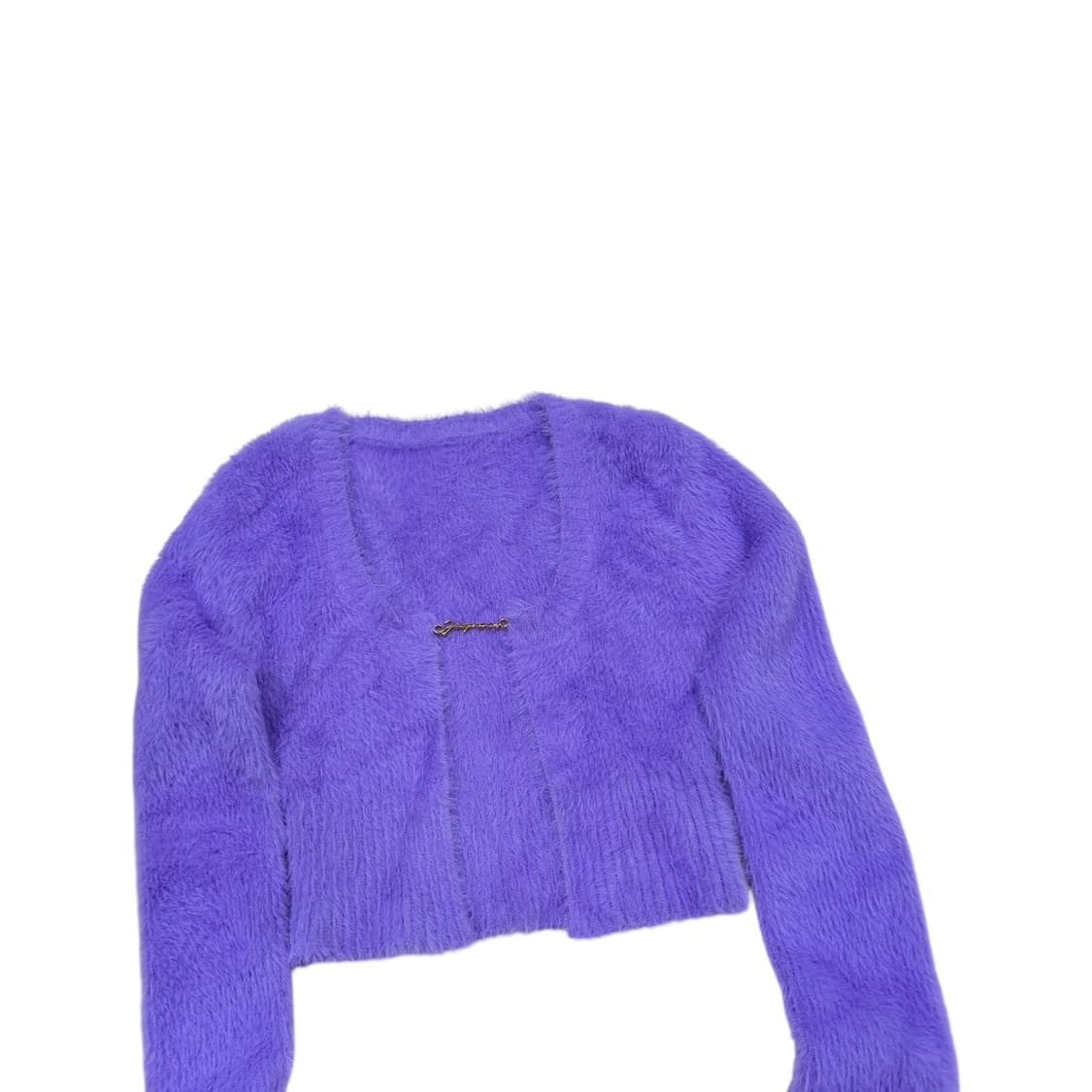 자크뮈스 플러피 롱슬리브 가디건 퍼플 32 상품이미지2