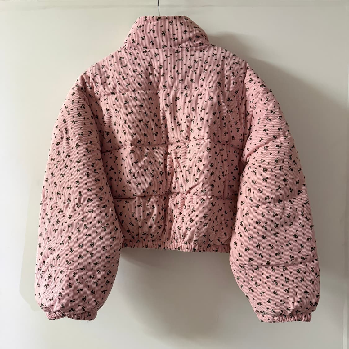 새상품 여자 플라워 골덴 패딩 상품이미지5