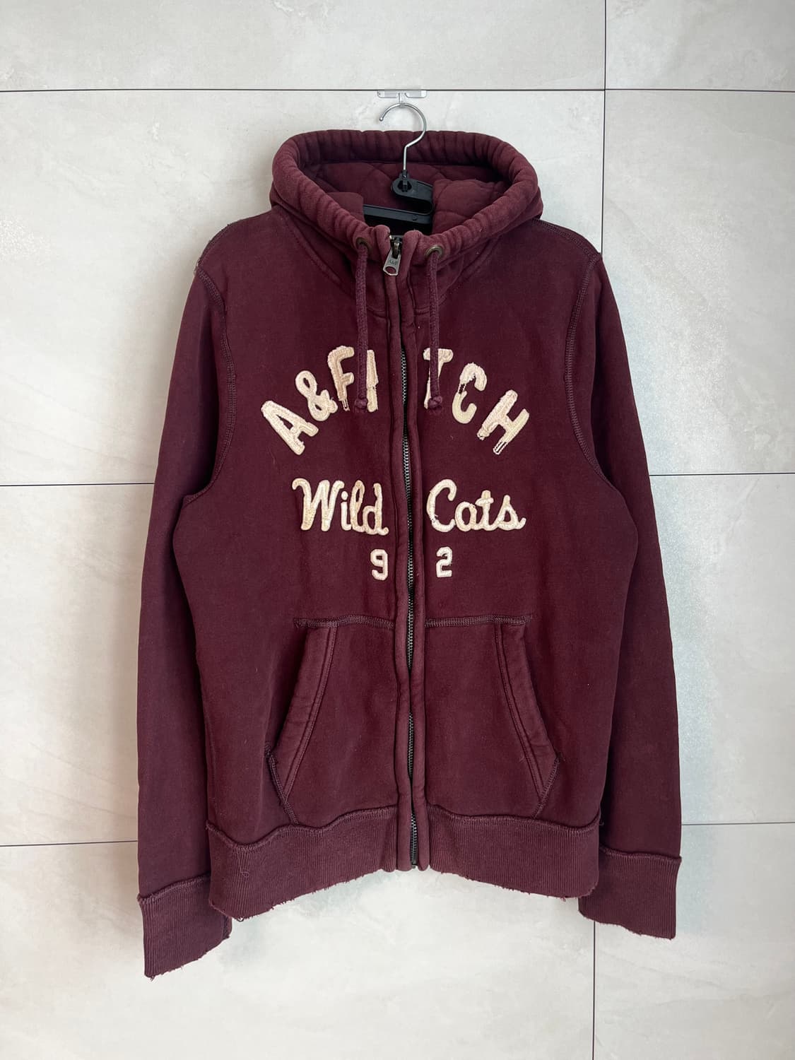 아베크롬비 A&F 후드집업 버건디 (M)  상품이미지1