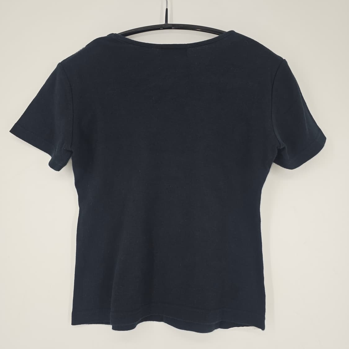 Y2K 얼굴 프린팅 반팔 티셔츠 블랙/화이트 상품이미지6