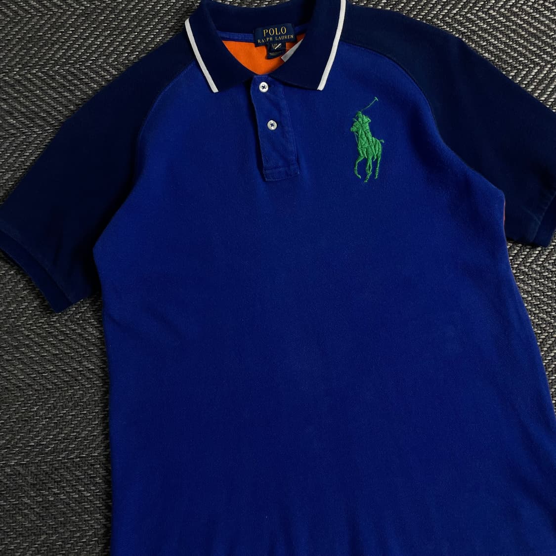 폴로 랄프로렌 컬러블럭 빅포니 피케이 티셔츠y 3547 상품이미지4