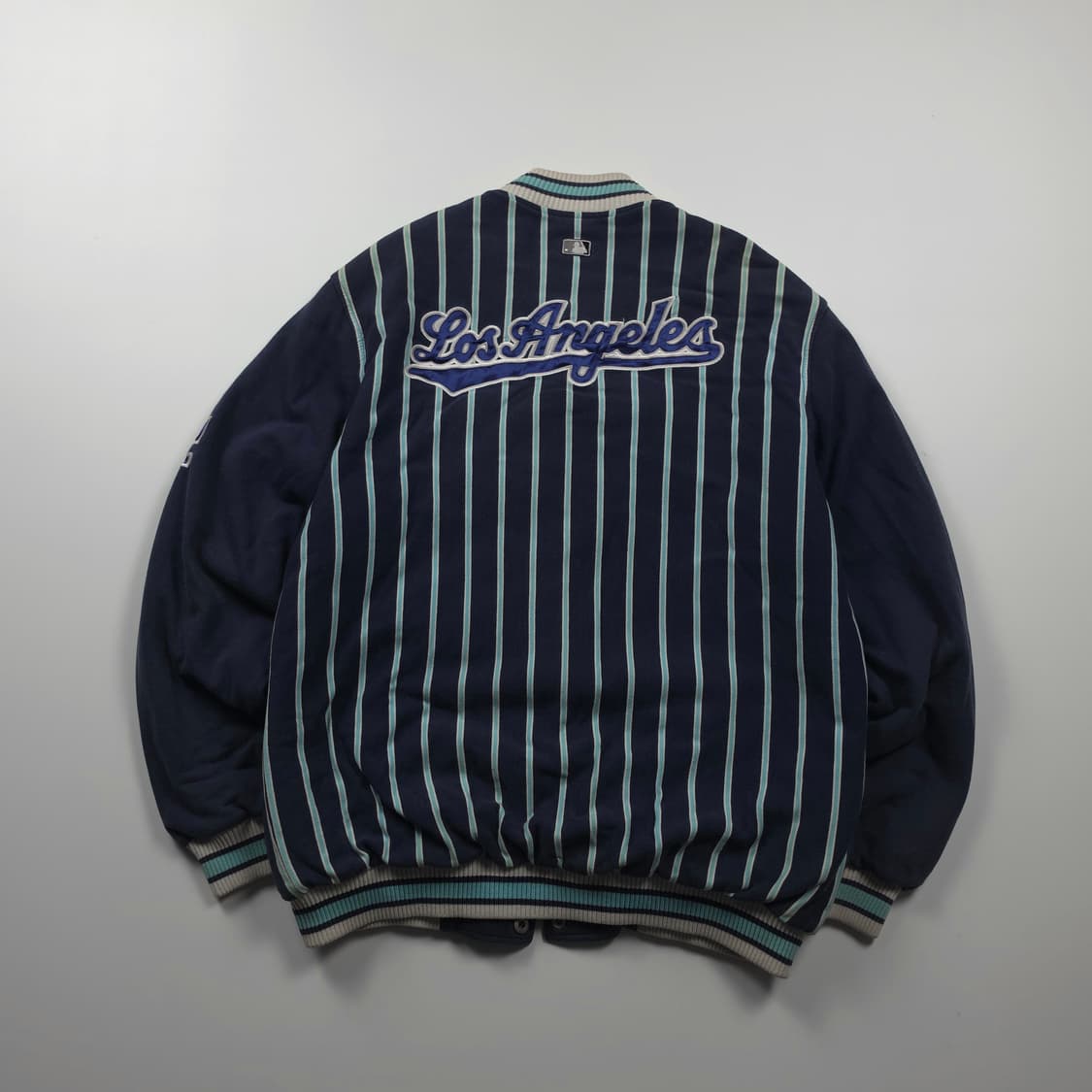 MLB LA 다저스 빅로고 스웻 바시티 자켓 (L) 상품이미지2
