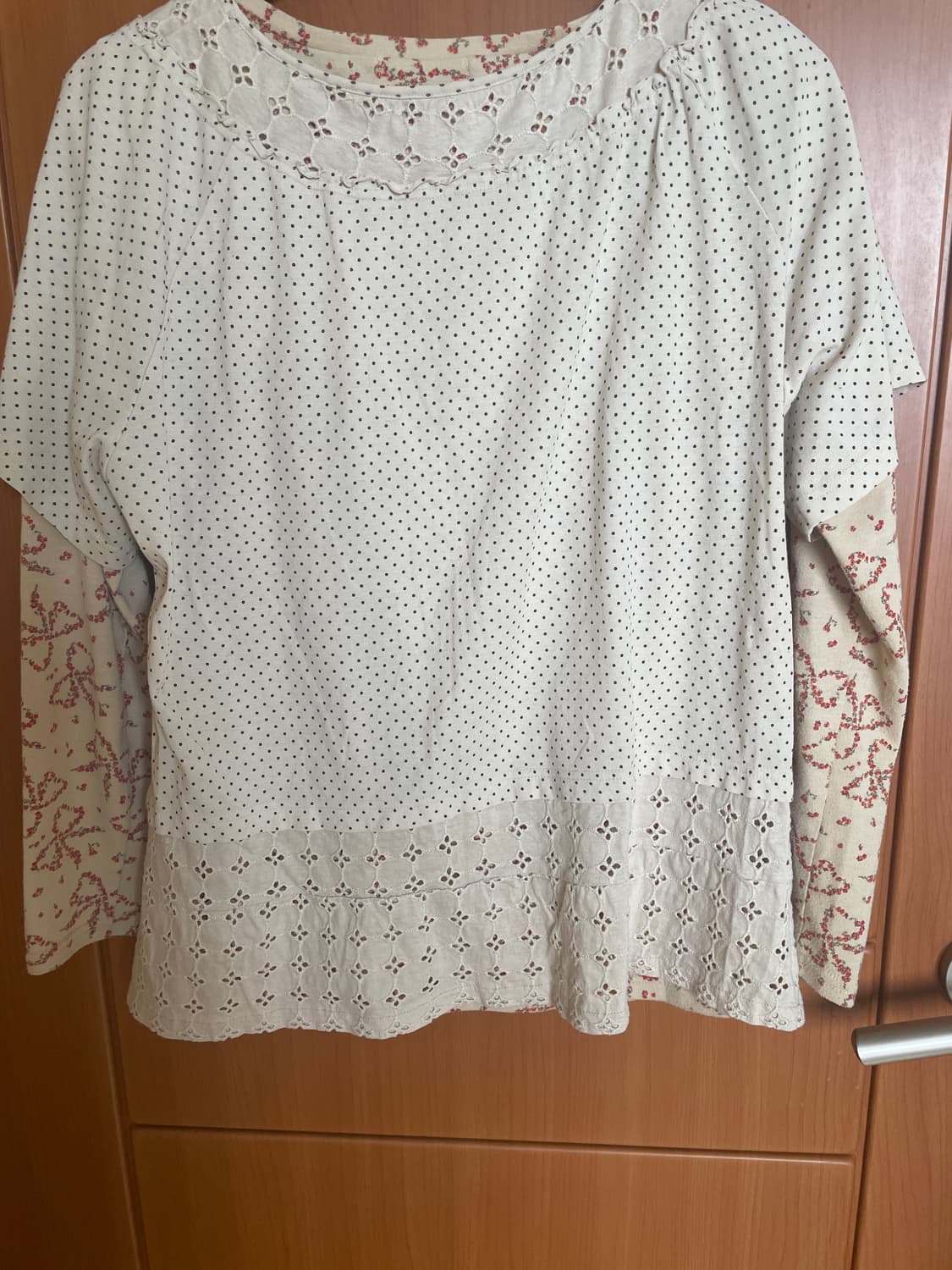 리본이너티+반팔면블라우스세트 상품이미지2