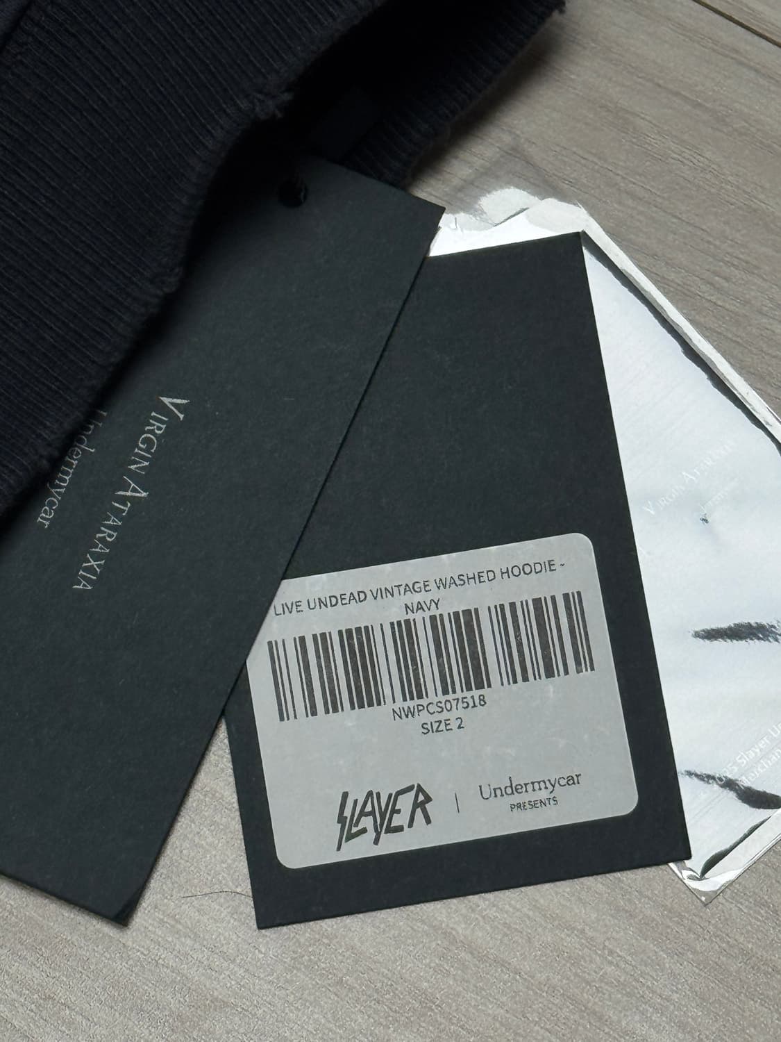 [2] 언더마이카 슬레이어 언데드 빈티지 워시드 후드티 상품이미지4