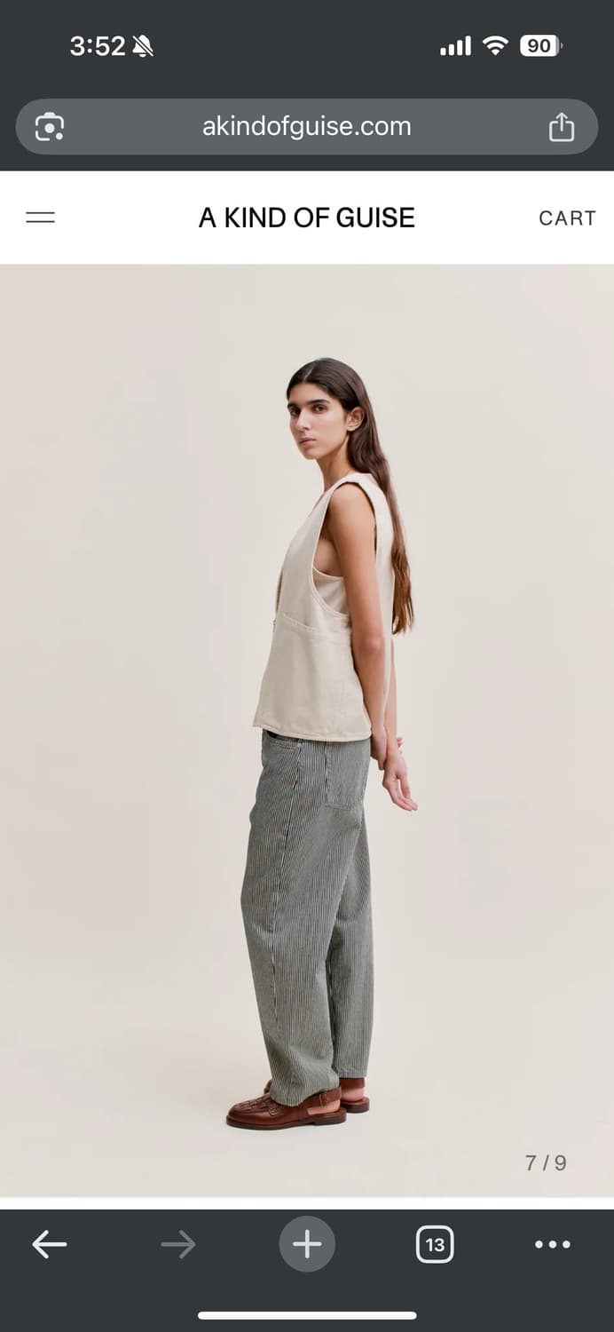 A kind of guise 스트라이프 바지 32사이즈 상품이미지7