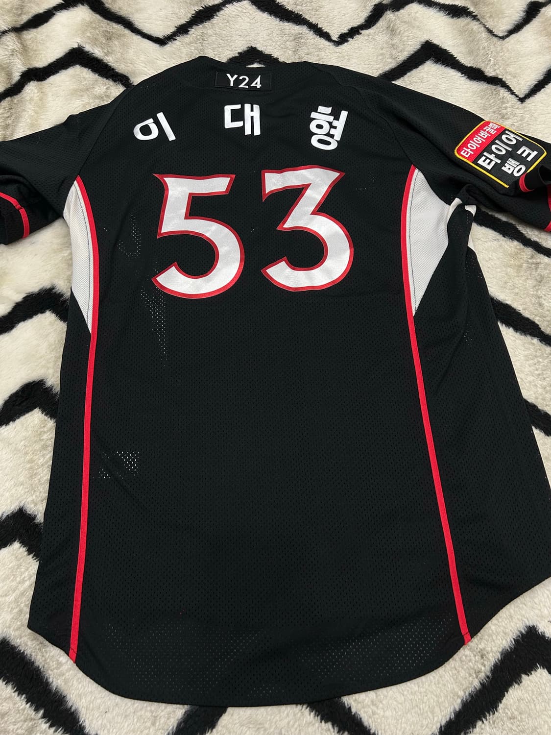 [2XL]버팔로 KT위즈 메쉬 반팔유니폼/이대형 상품이미지4