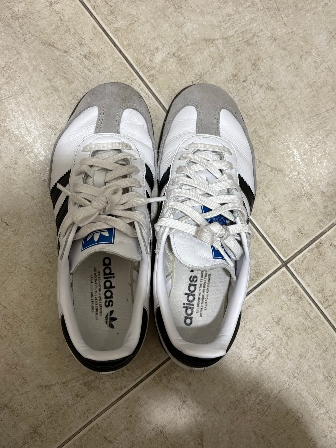 아디다스 삼바 OG - 화이트:블랙 250 상품이미지1