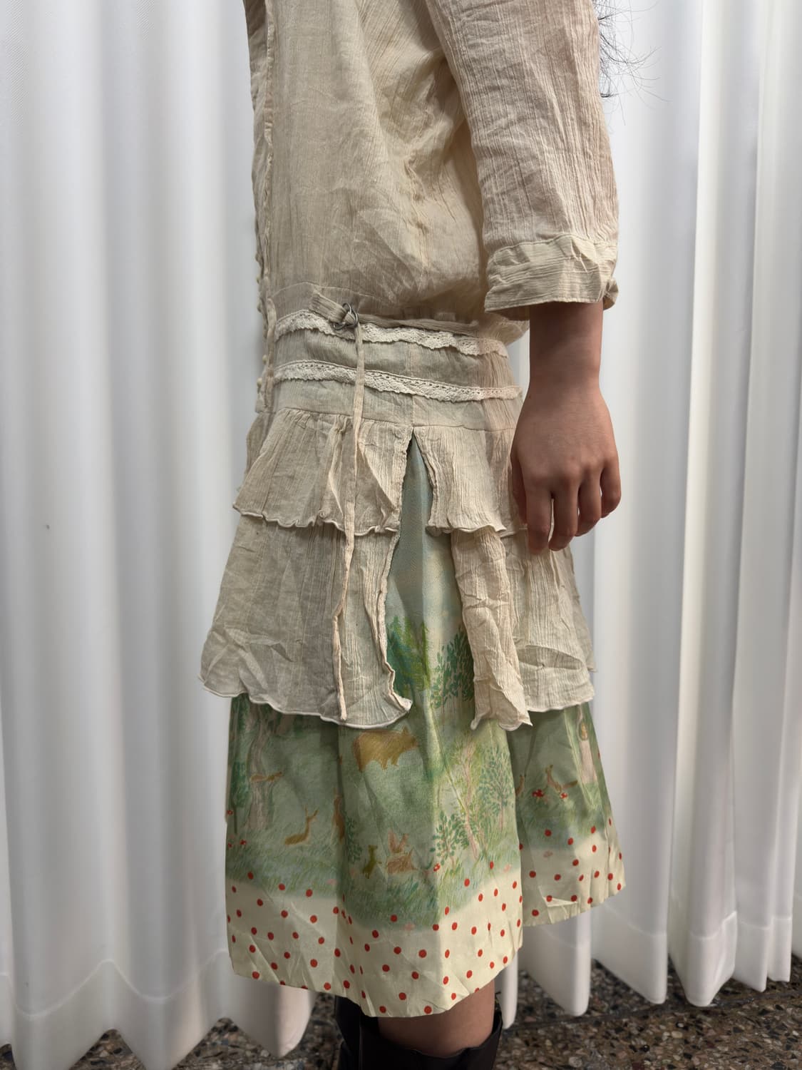 lace detail blouse 상품이미지4