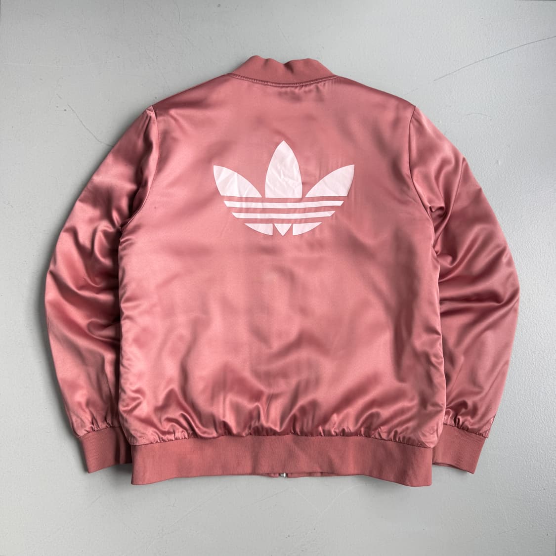 아디다스 파이어버드 빅로고 코랄 핑크 자켓 상품이미지3