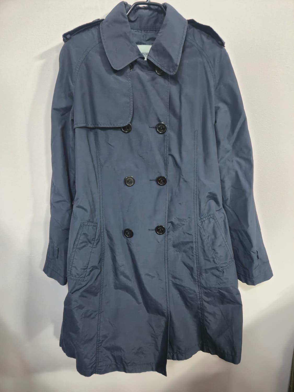 모스키노 네이비 트렌치 코트 상품이미지1
