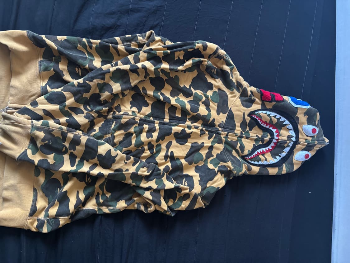 *정품* 베이프 샤크후드집업 황계 상품이미지1