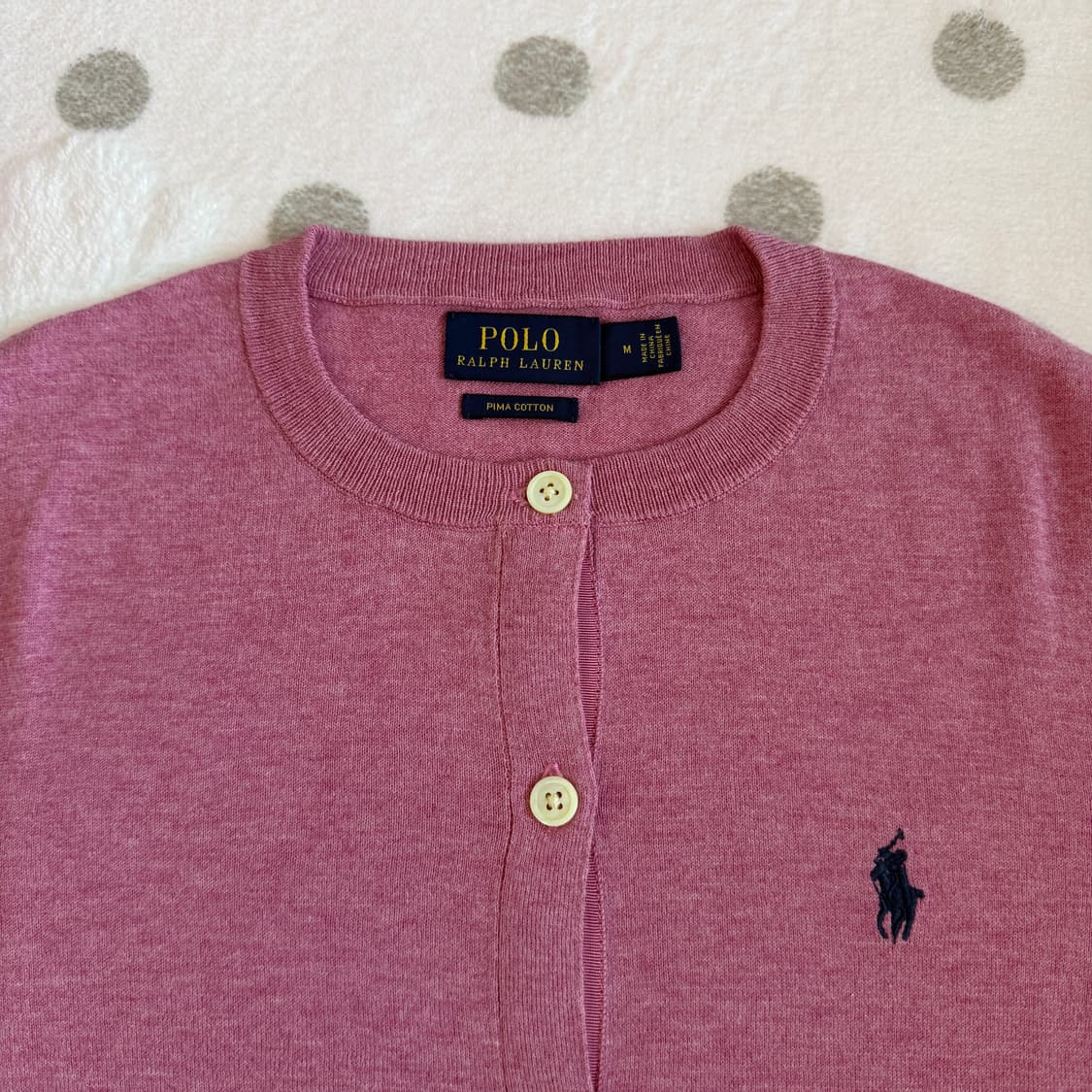 폴로 피마코튼 가디건 상품이미지3