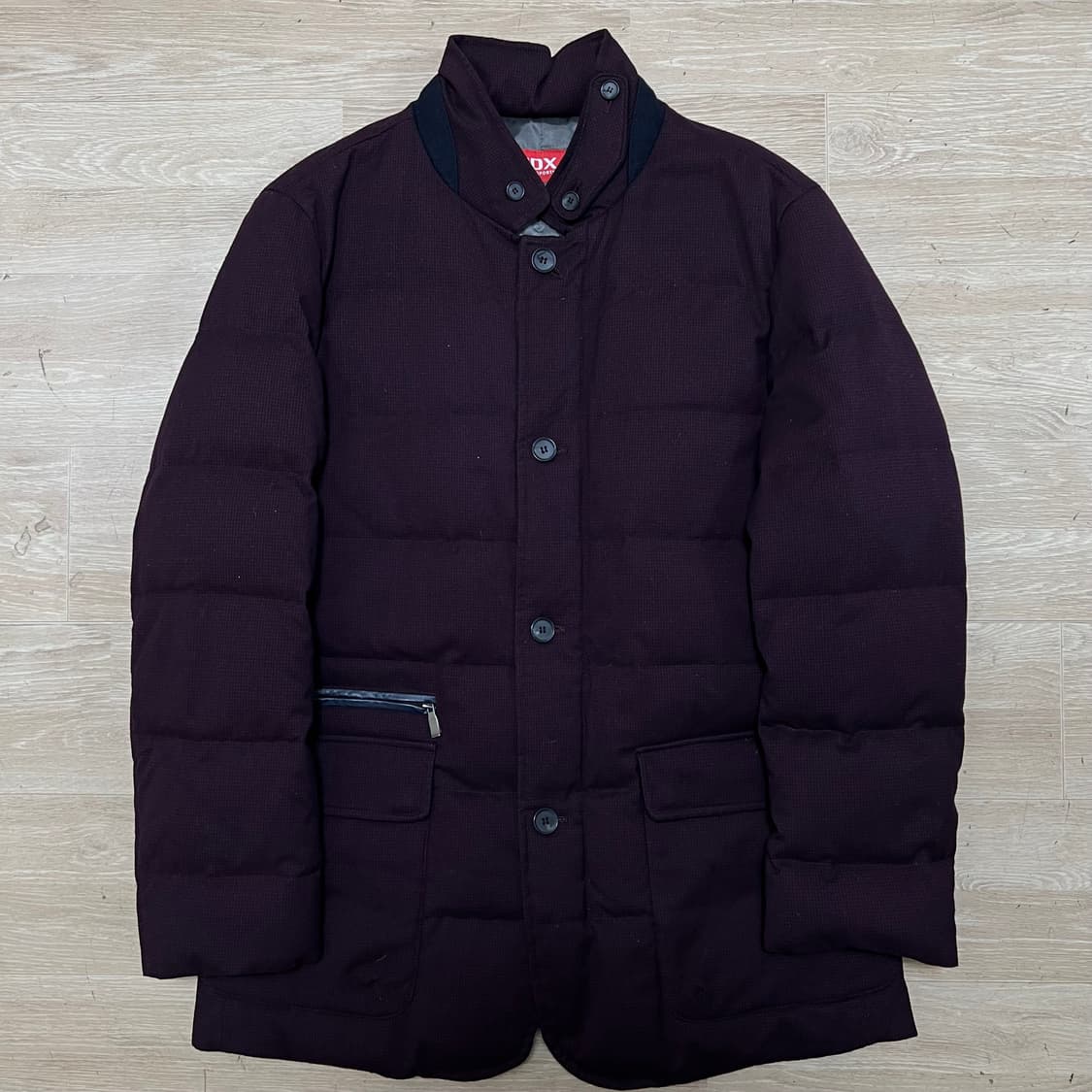 JDX 여성 골프웨어 덕다운 경량패딩 퀼팅점퍼 [와인] XL/105 상품이미지1