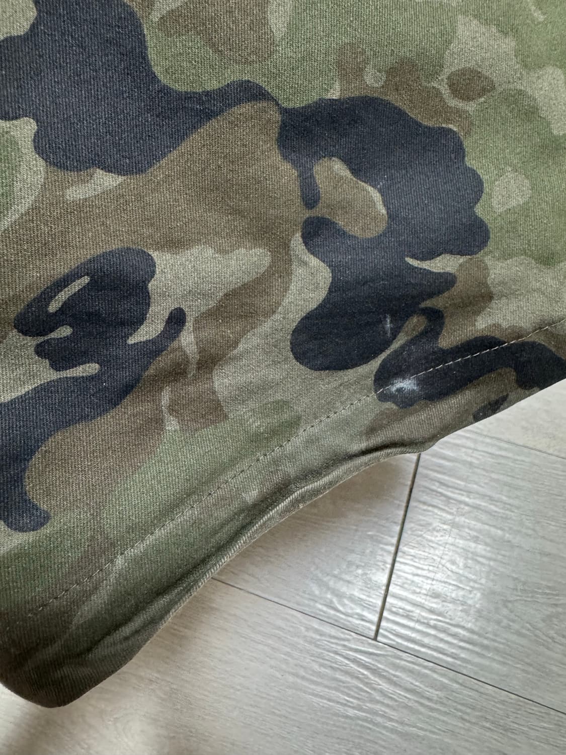 yiyae 레이버 지퍼 팬츠 카모 M사이즈 상품이미지10
