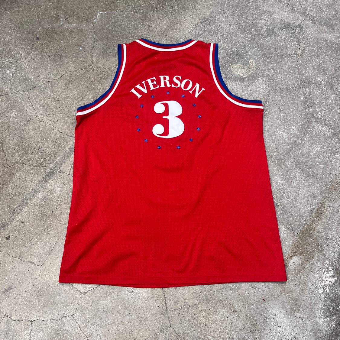 빈티지 Nike NBA 필라델피아 76ers 앨런 아이버슨 져지 상품이미지2