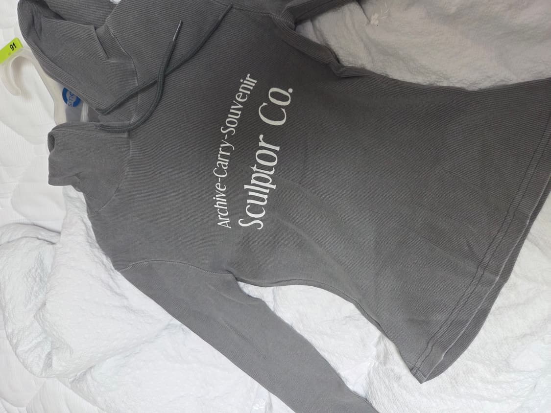 스컬프터 아카이브 피그먼트 후드티 m 상품이미지3