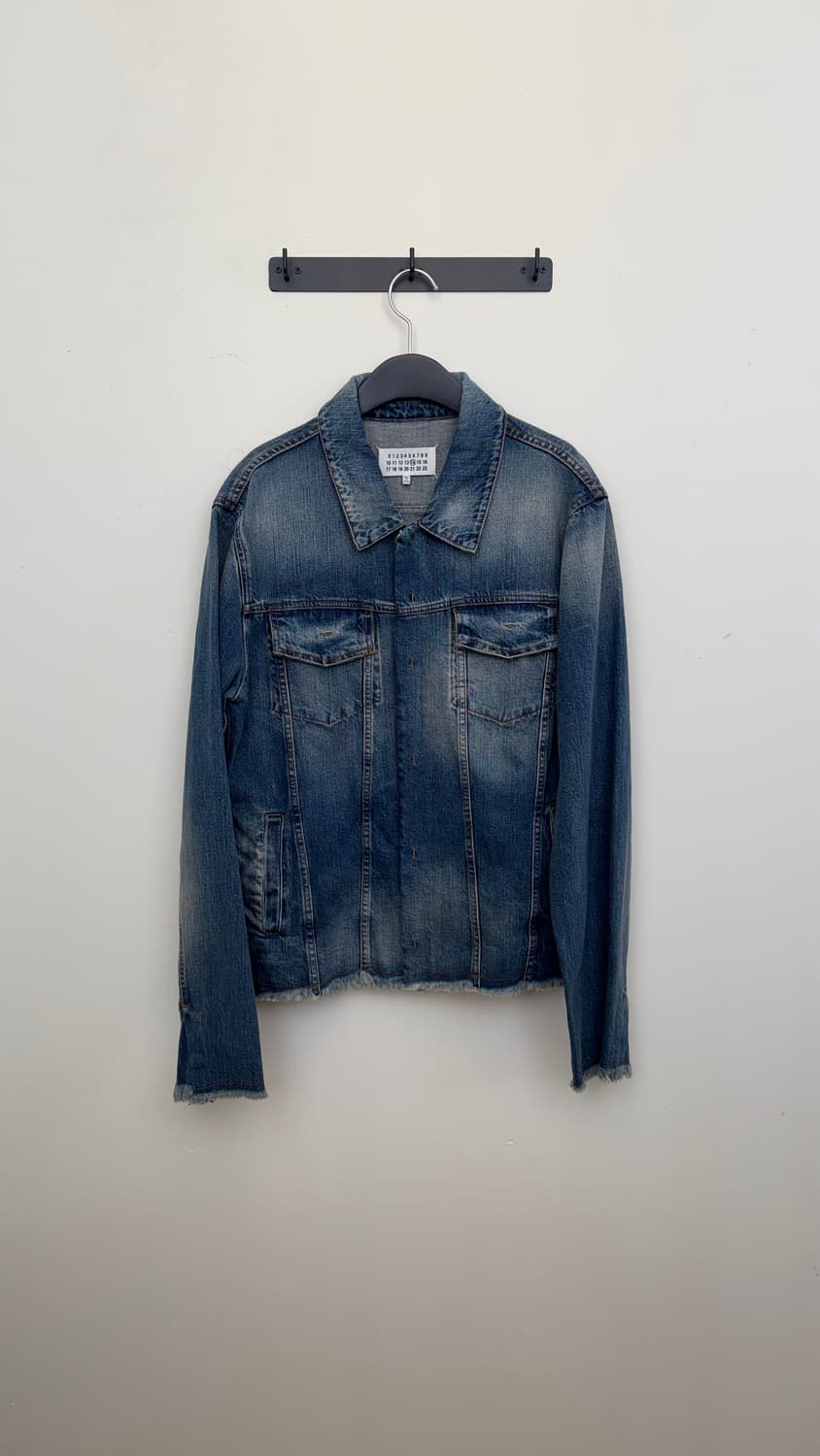 Margiela no.14 15ss raw hem 데님자켓 상품이미지1