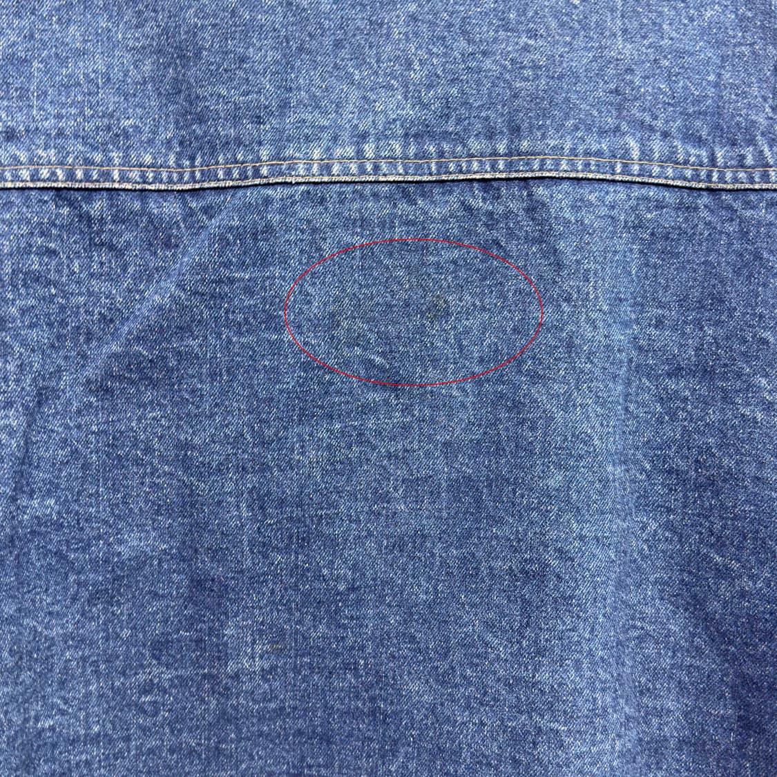 80s 에디바우어 플란넬 안감 데님 자켓 상품이미지8