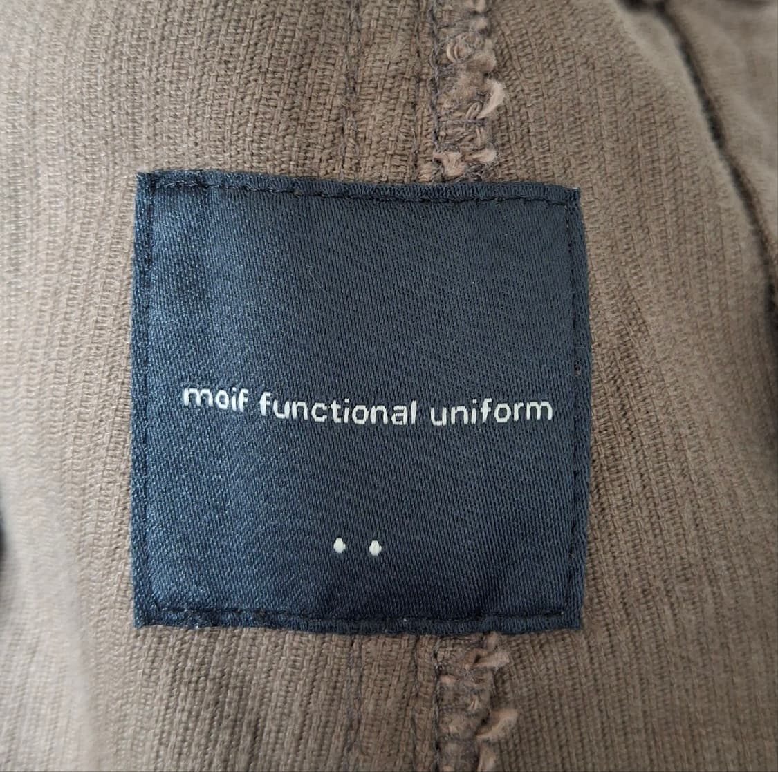 [2] 모이프 와이드 서비스 팬츠 브라운 코듀로이 moif 상품이미지5