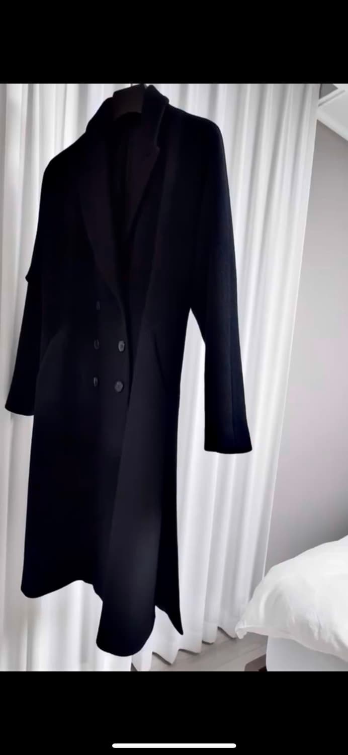 R2W 에스메랄다 더블 코트 - 블랙 상품이미지2