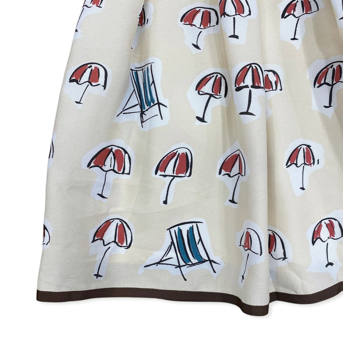 Umbrella pattern midi pleats skirt 상품이미지5