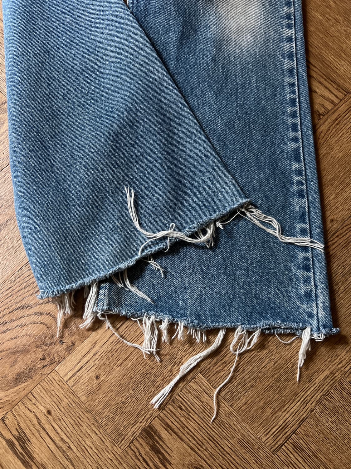 [34]70's 리바이스 20517-0217 오렌지탭 컷오프 플레어진 상품이미지7