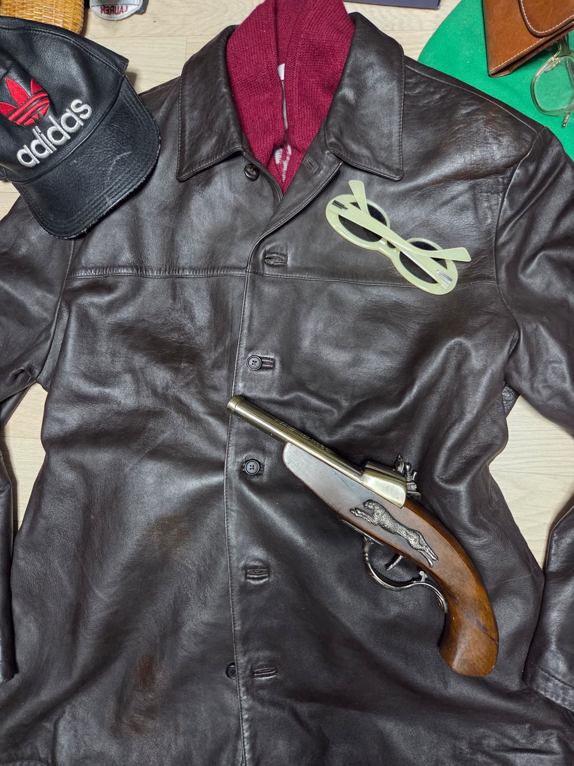 INTERMEZZO 레더자켓 가죽자켓 양가죽 라이더 바이크 카코트 상품이미지7