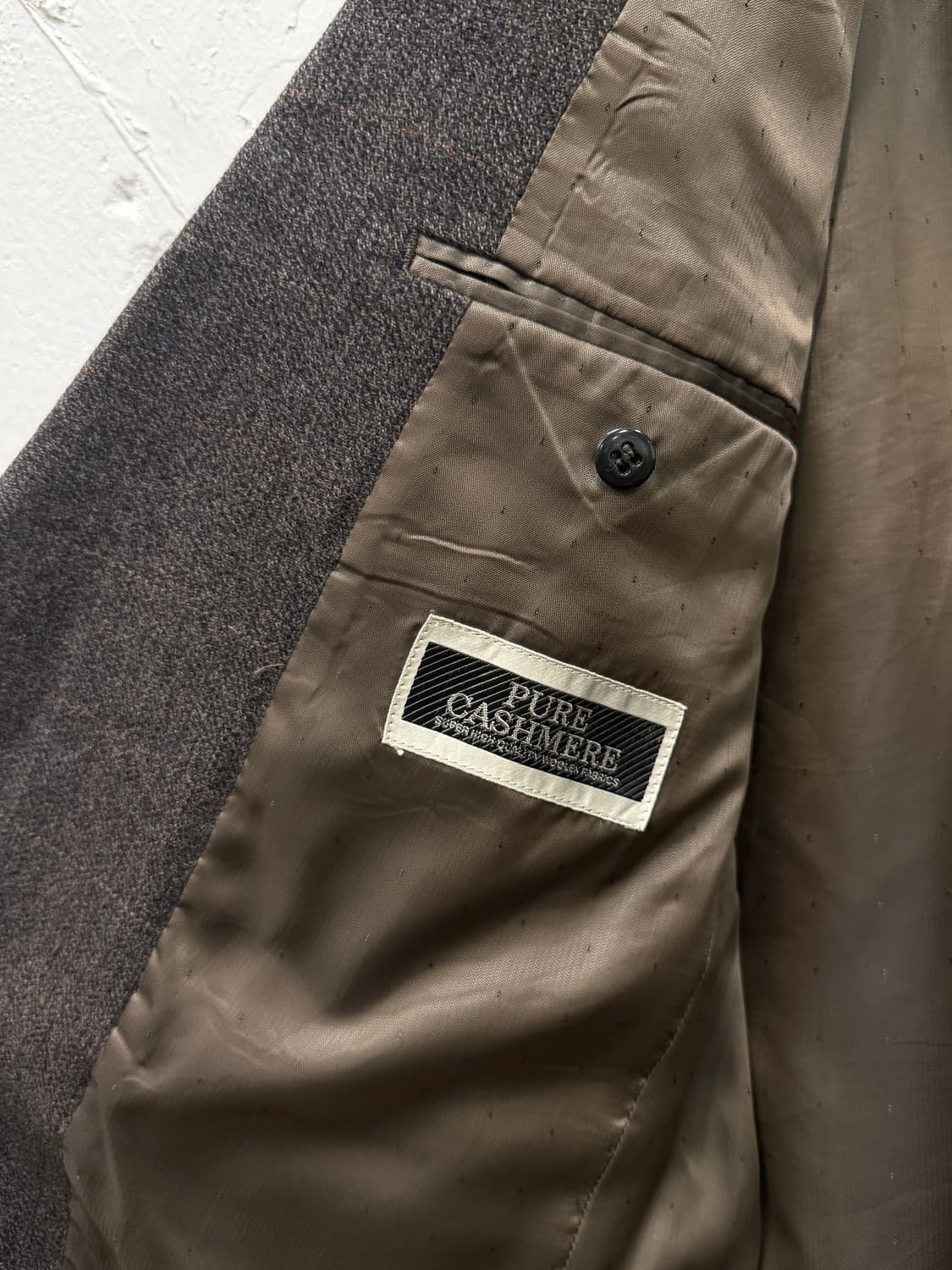 L) Cashmere 100% Check Tailored Jacket 상품이미지6