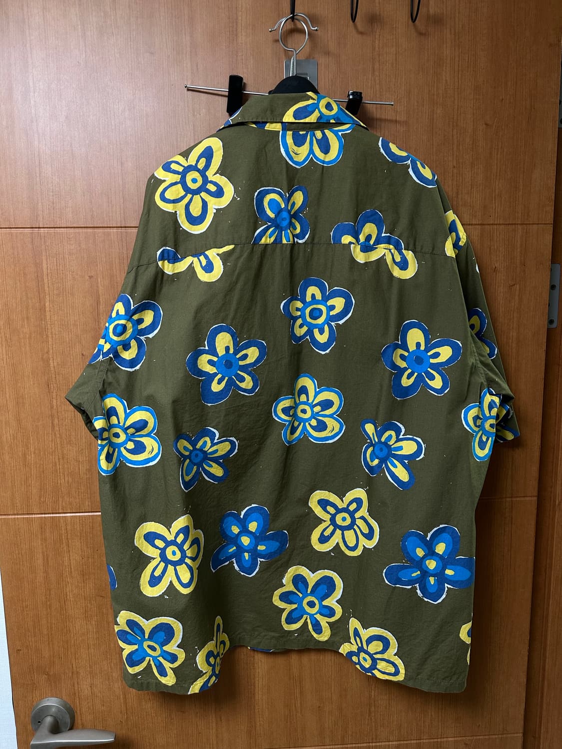 [XL] 유니클로 마르니 플라워 하와이안 셔츠 카키 상품이미지2