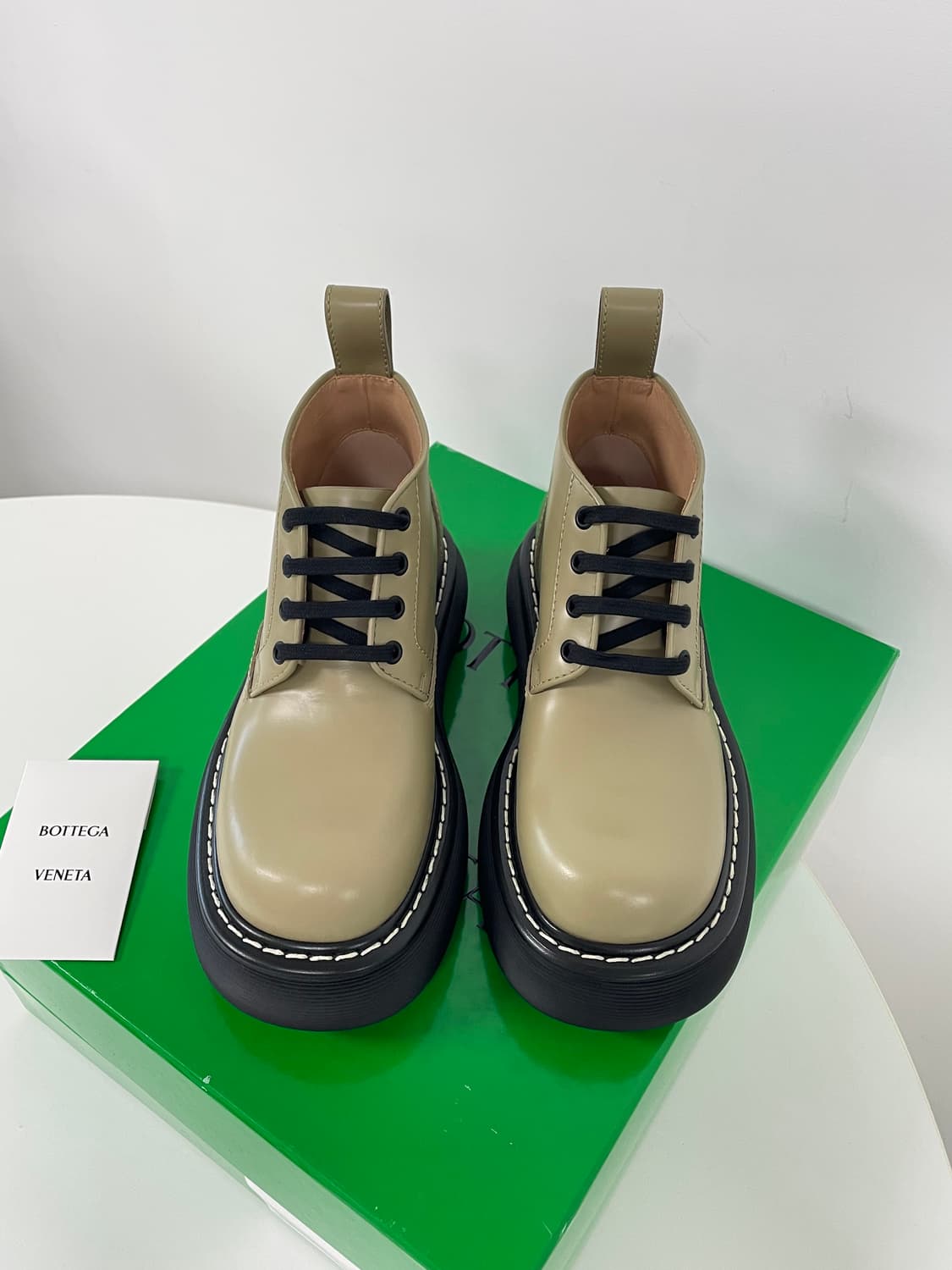 새상품 보테가 베네타 바운스 앵클 부츠 올 스파이스 36.5 사이즈 상품이미지5