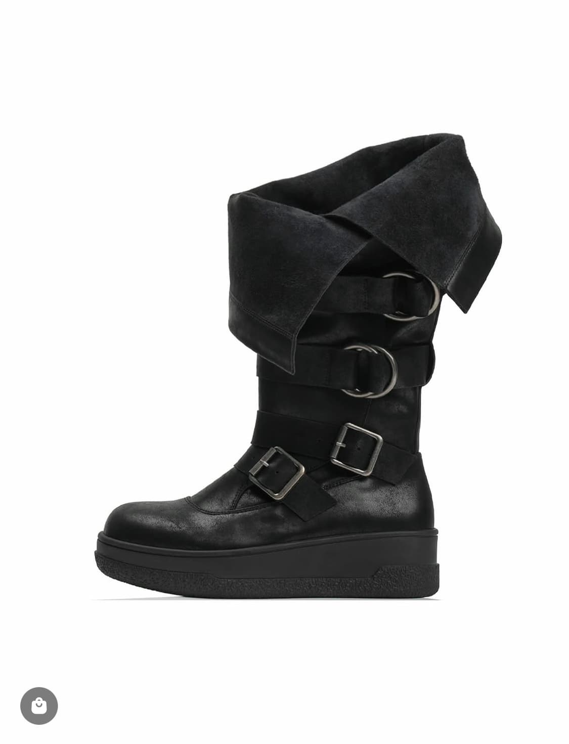 이크닉 103 matte buckle strap boots 235 상품이미지1