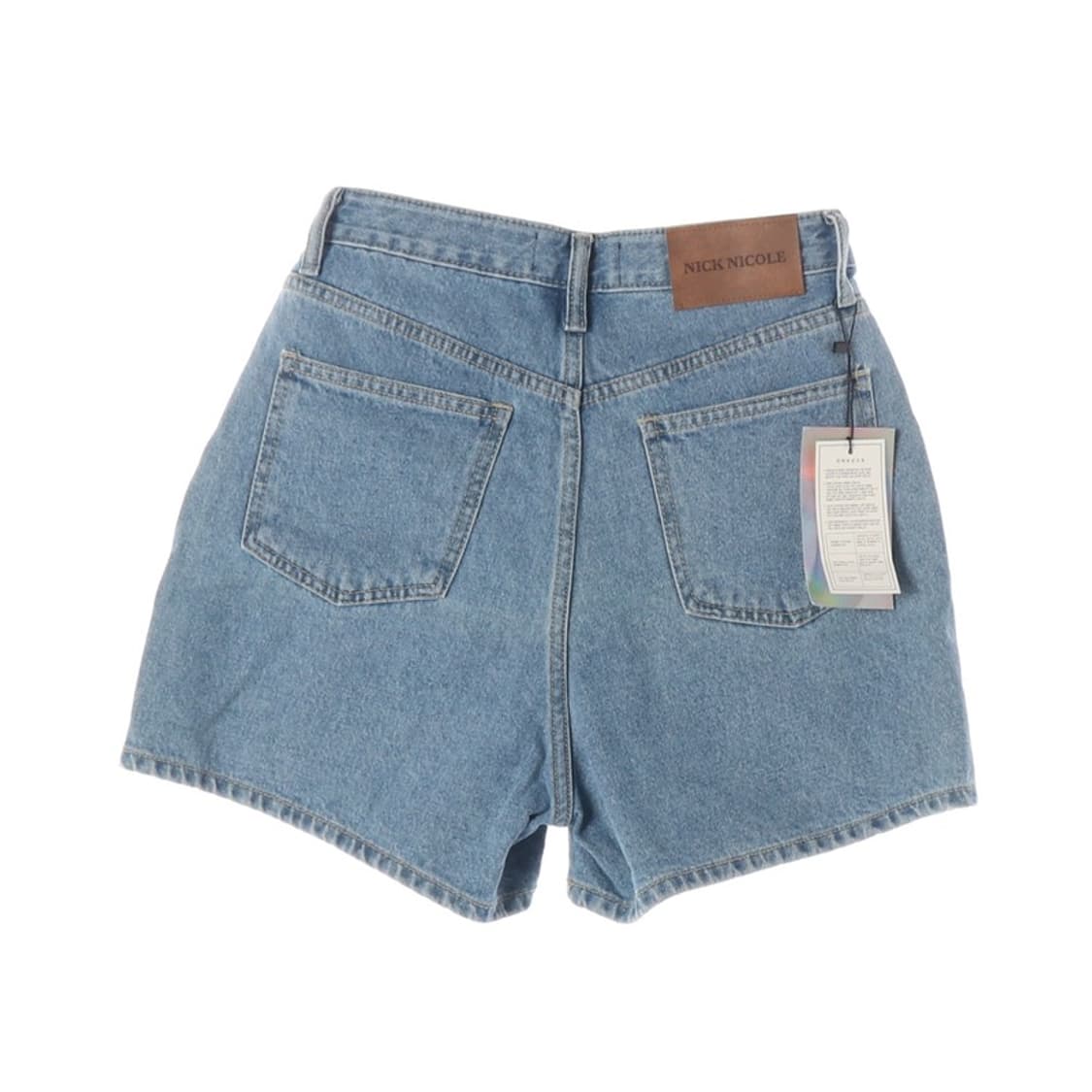 닉앤니콜 하이웨스트 데님 숏팬츠 L 상품이미지2
