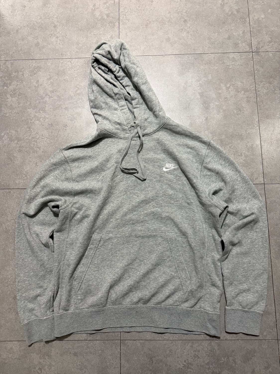나이키 그레이컬러 빈티지  스우시 스웻후디셔츠 100size   상품이미지1