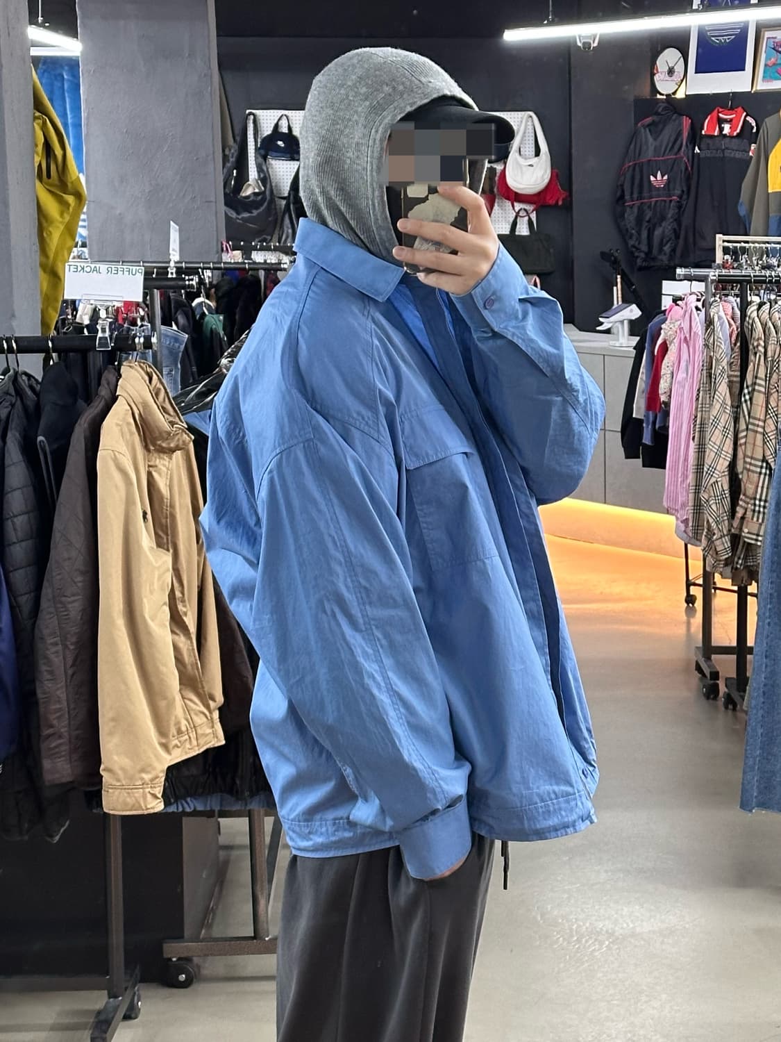 🔥 Juun.J (준지) 23SS 오버핏 셔츠 자켓 – 블루 🔥 상품이미지1